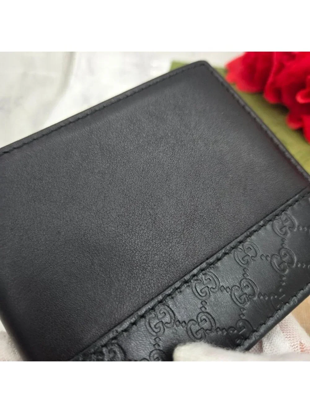 Gucci Billfold Folding Wallet Microshima GG